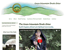 Tablet Screenshot of greenmountaindruidorder.org